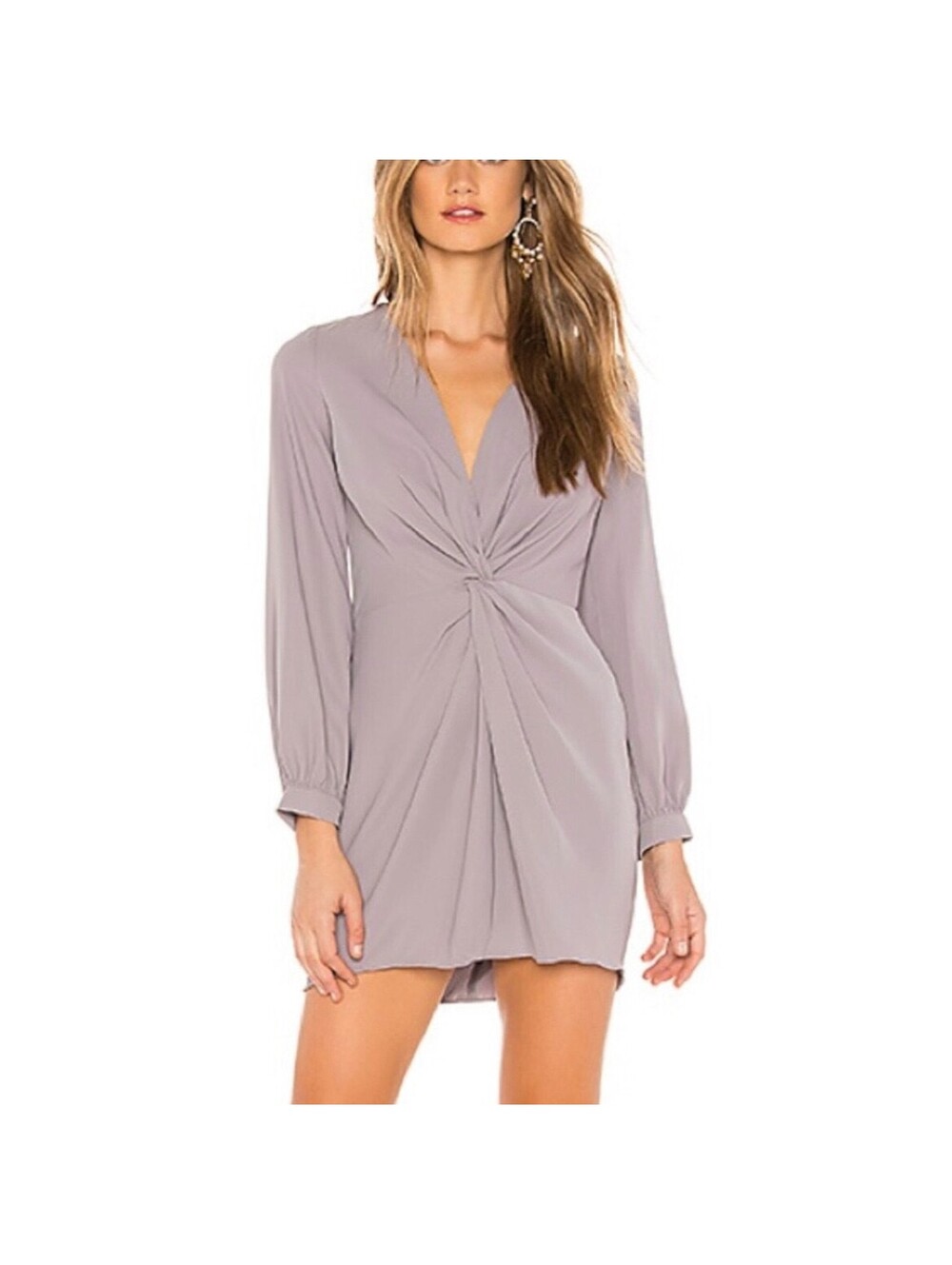 Amanda Uprichard Opal Twist Front Mini Dress — Size M